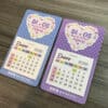 Mini calendarios de Imán X12