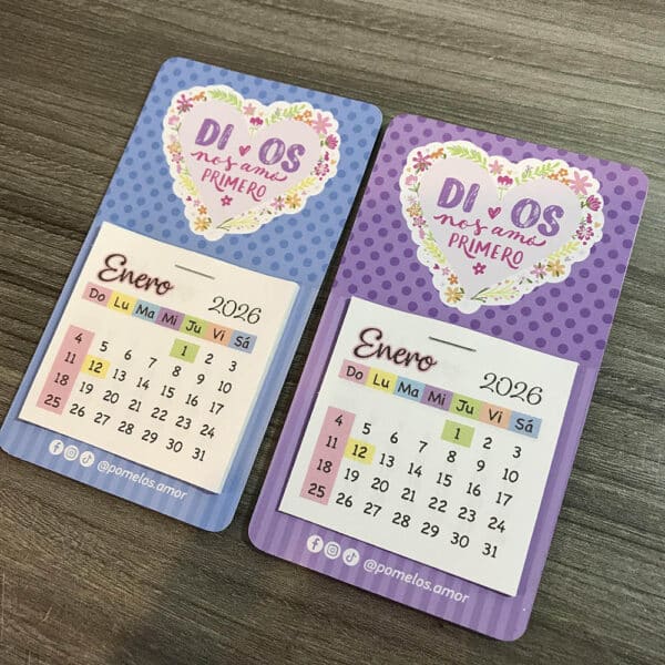 Mini calendarios de Imán X12