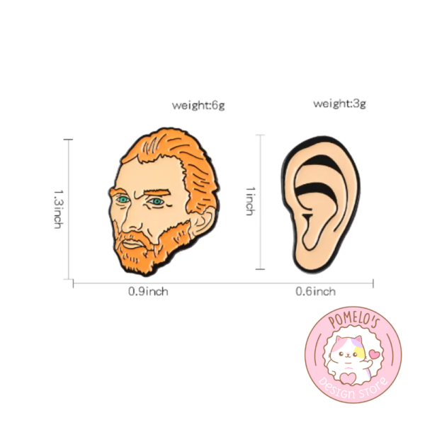 Pin Van Gogh y su Oreja