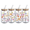 Vaso Perritos de Vidrio con Popote 1 -HC