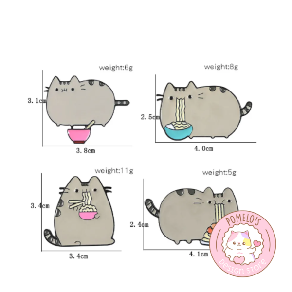 Pin Pusheen Comiendo