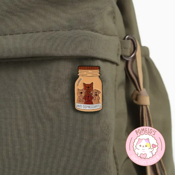 Pin Dogs Anti Depressants