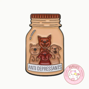 Pin Dogs Anti Depressants