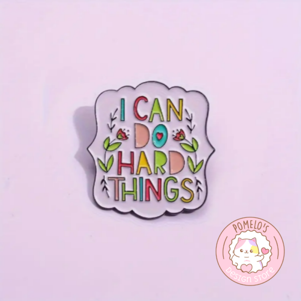 Pin I can do hard things