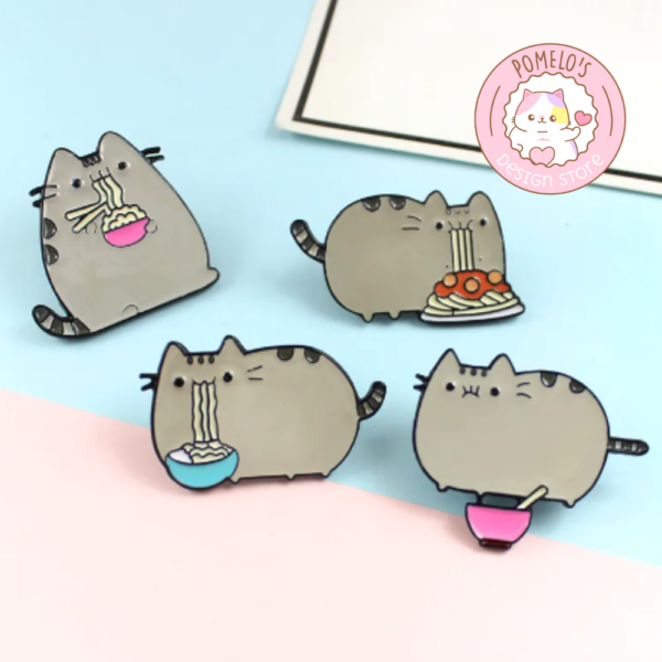 Pin Pusheen Comiendo