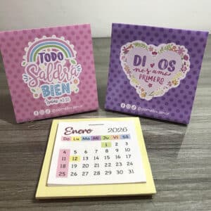 Mini calendarios de Mesa x12