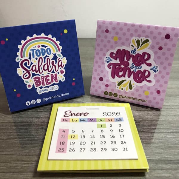 Mini calendarios de Mesa x12