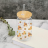 Vaso Perritos de Vidrio con Popote 2 -HC