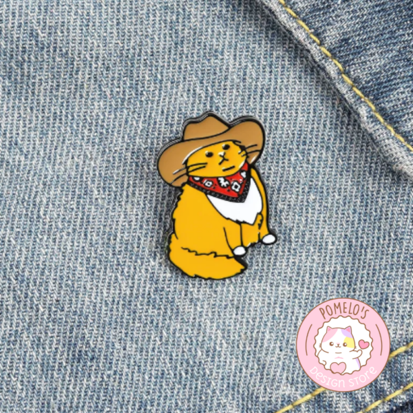 Pin Gatito Vaquero