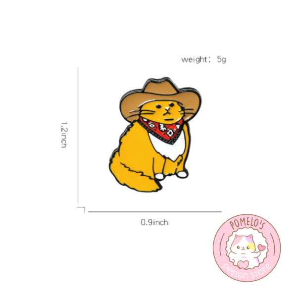 Pin Gatito Vaquero