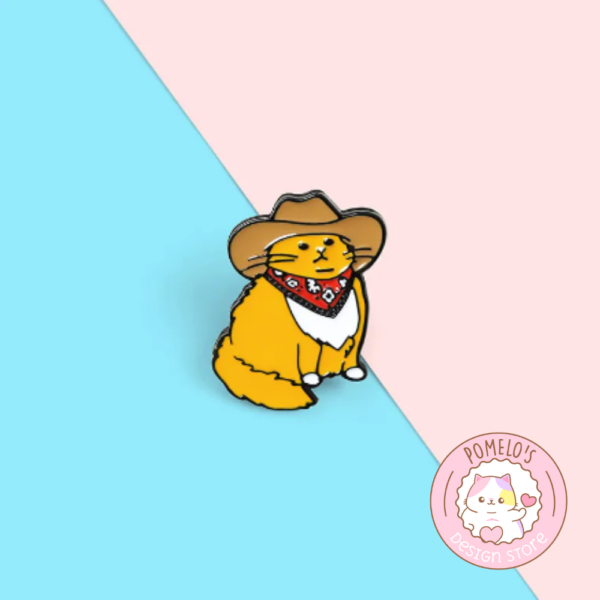 Pin Gatito Vaquero