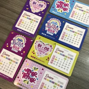 Mini calendarios de Imán X12