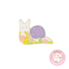 Pin Caracol con Flores