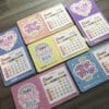 Mini calendarios de Imán X12