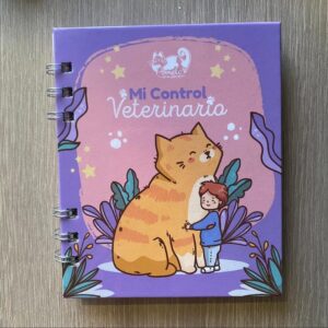 Control Veterinario para Gatos Morado