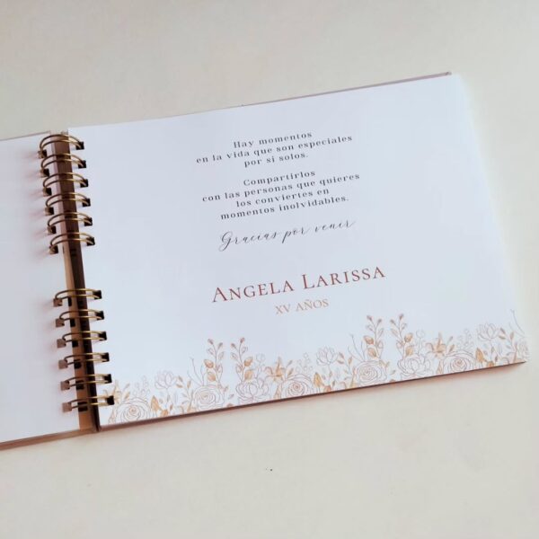 Libro de Firmas 15 años (60 firmas)