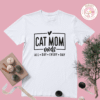 Camiseta Cat Mom -Mujer