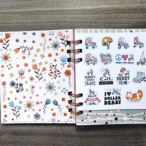 Empaque de regalo (4) Mini Agenda Personalizada con Hojas Blancas
