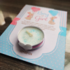 Velitas de pebetero con bolsita y tarjeta personalizada