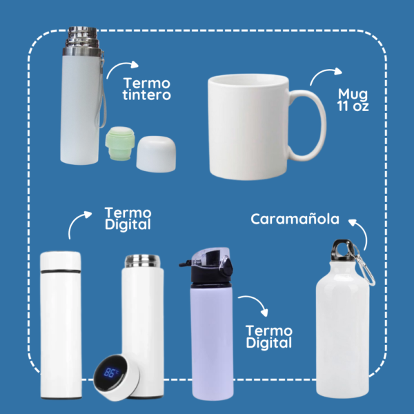 Combo Agenda Personalizada con Mug o Termo