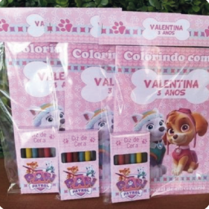 Cartilla para Pintar + 6 Crayolas | Diseño personalizado