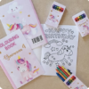 Cartilla para Pintar + 6 Crayolas | Diseño personalizado