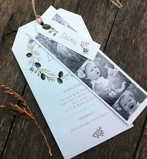 Invitación con Fotografías | 3 Piezas Personalizadas