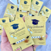 Pulseras artesanales con tarjeta personalizada