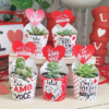 Suculentas con envoltura de papel personalizado