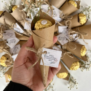 Chocolate Ferrero con empaque personalizado