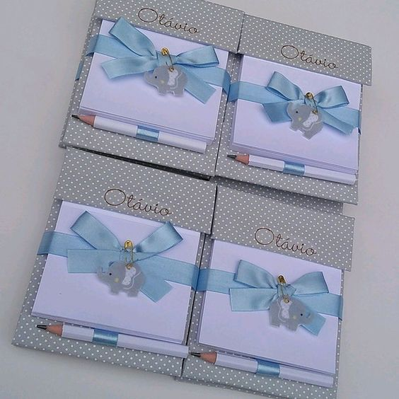 Mini Agendas con hojas blancas + lápiz personalizado