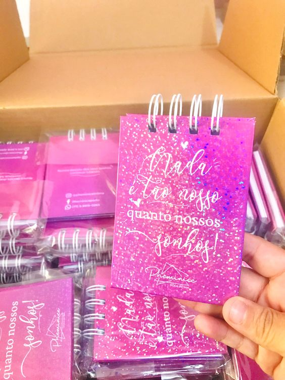 Mini Agendas Argolladas con base blanda + diseño personalizado