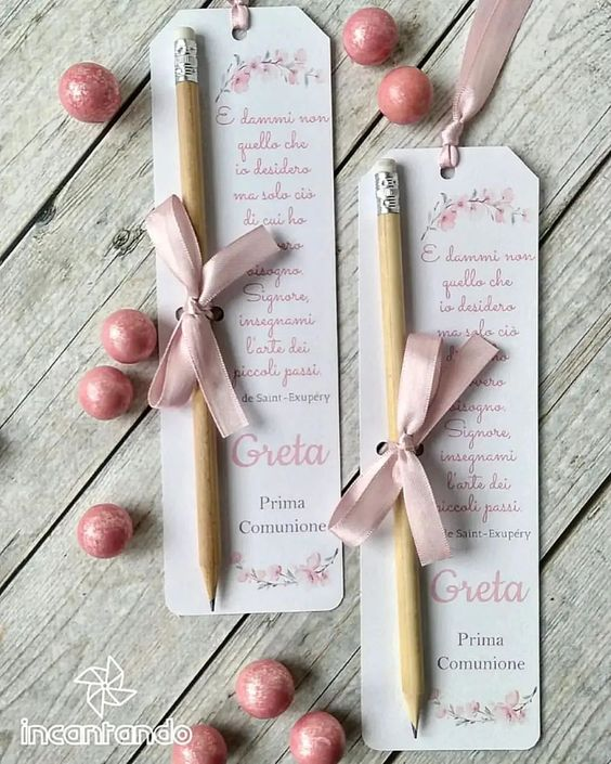 Lápices con tarjeta personalizada