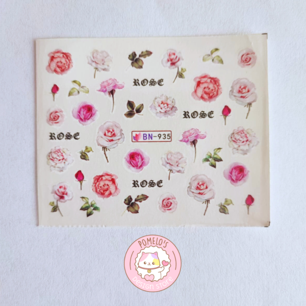 21 Stickers para Uñas BN-935