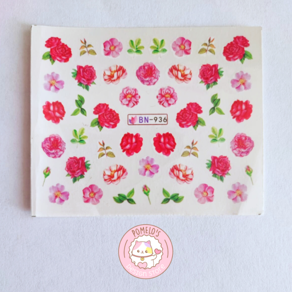 26 Stickers para Uñas BN-936
