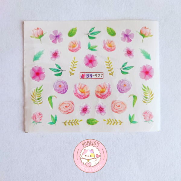 27 Stickers para Uñas BN-927
