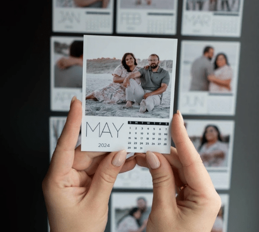 Calendario Magnético Personalizado con Fotos