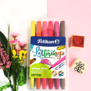 Plumones Punta Pincel x12 Pelikan
