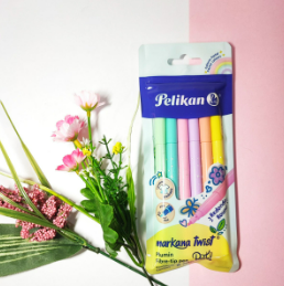 Plumones Twist Pastel x6 Pelikan