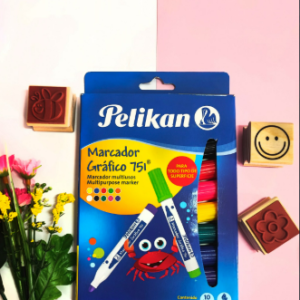 Marcadores Gráficos Surtidos x10 Pelikan