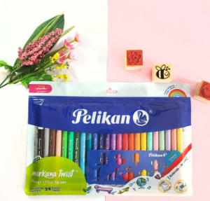 Plumones Twist x24 Pelikan