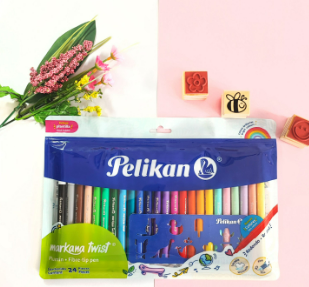 Plumones Twist x24 Pelikan