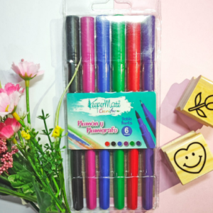 Plumones Doble Punta x10 KeeperMate
