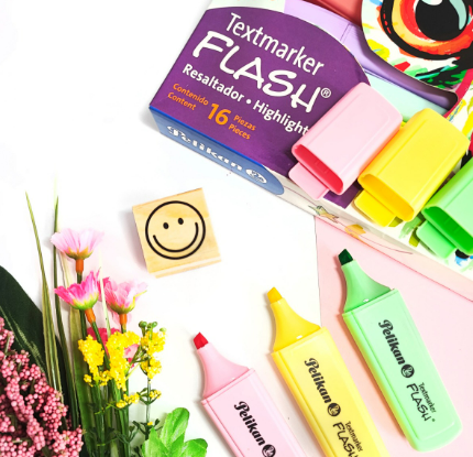 Resaltadores Búho x16 Pelikan – Color Pastel y Neón en un Solo Pack