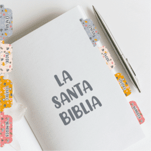 Florecitas y Corazones -Separadores para biblia