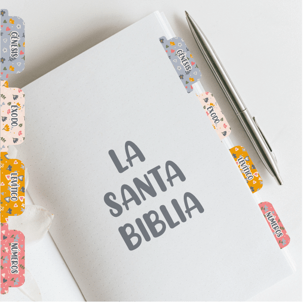 separadores biblia copia-08 Florecitas y Corazones -Separadores para biblia