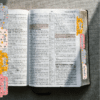 Florecitas y Corazones -Separadores para biblia