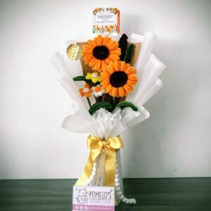 Girasoles Hermoso Ramo de Flores Eternas Premium