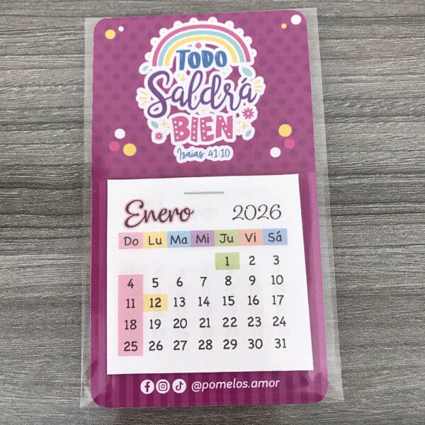 Mini calendarios de Imán X12