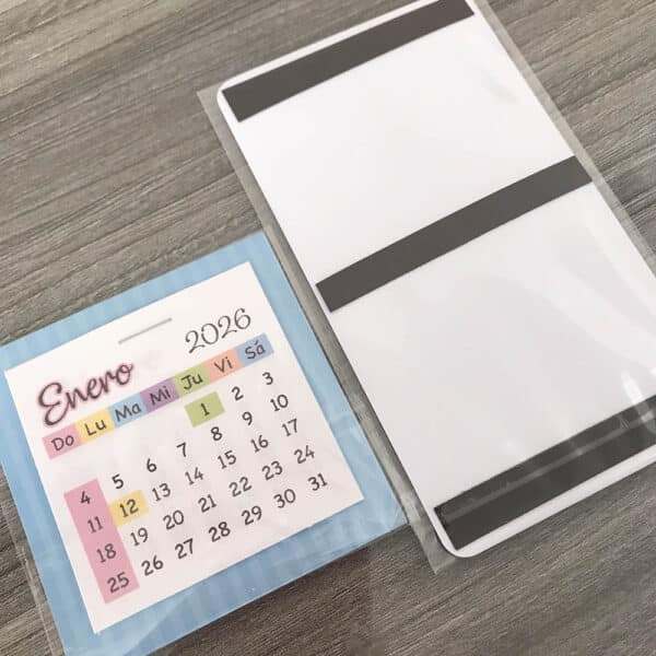 Mini calendarios de Imán X12
